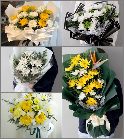 广东惠州市博罗县柏塘镇白事花束代送